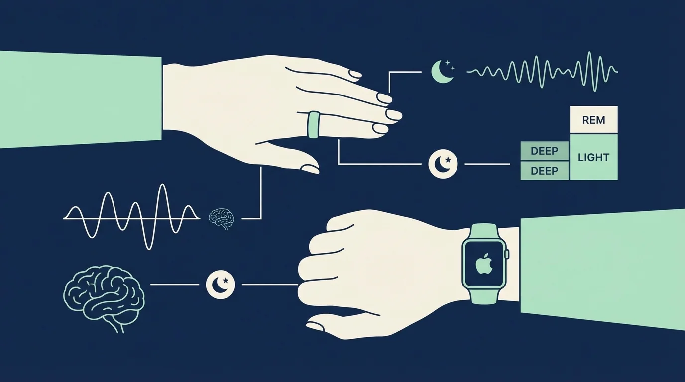 AI 수면 트래커로 내 수면 패턴 분석하기 대표 이미지 미니멀 일러스트